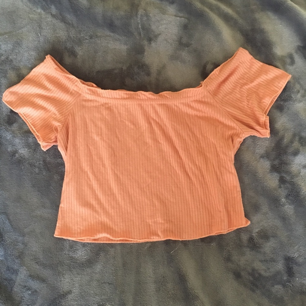 Off the shoulder crop top